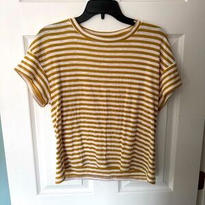 Striped yellow/white t shirt